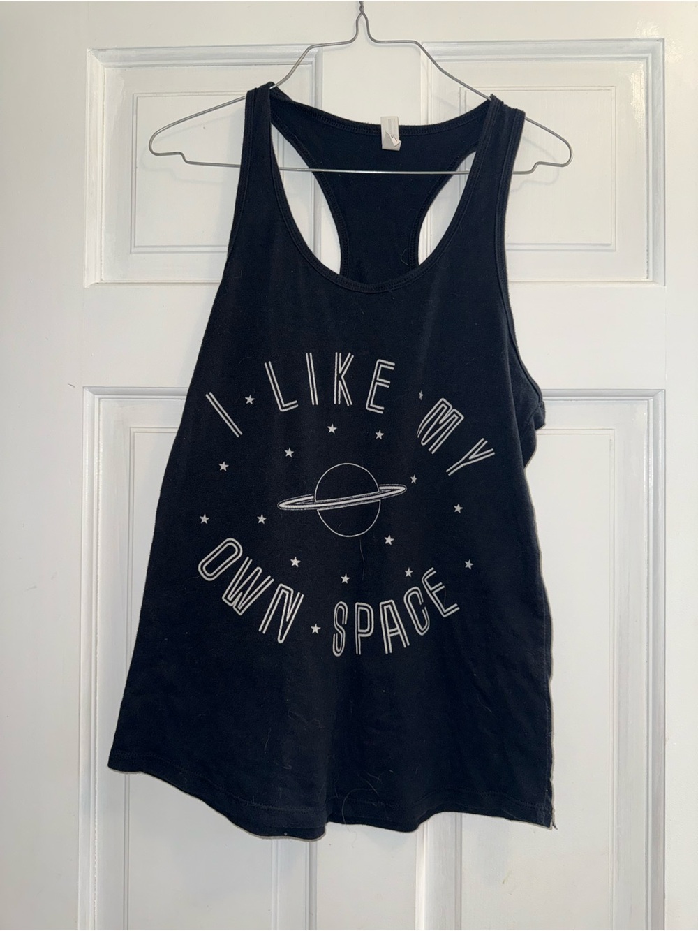 Black Racerback Tank Top with IDEAL Tag